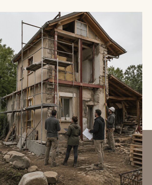 Реконструкция загородного дома под ключ в Костроме от бюро