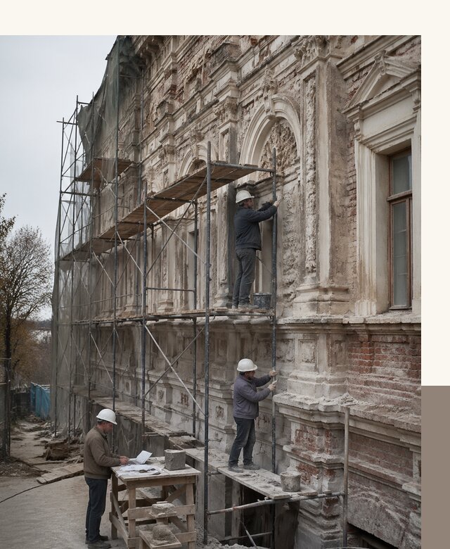 Реставрация объектов культурного наследия под ключ в Костроме